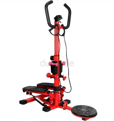 3 In1 Multi Function Stepper With Twister, Handle And Dumbbell Stepper For Exercise - Brand New
