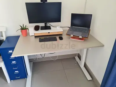 IKEA TROTTEN Sit/Stand Desk (Crank Adjustable) - Excellent Condition
