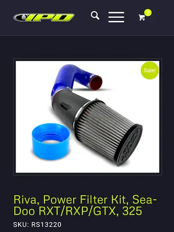 Riva, Power Filter Kit, Sea- Doo RXT/RXP/GTX, 325