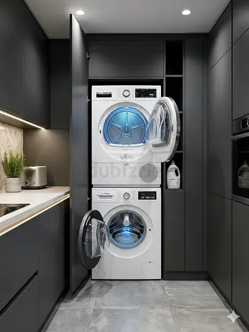 Bosch latest model series 8 9 kg washer and 9 kg dryer separate set freestanding with WIFi model