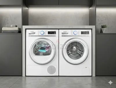 Siemens latest model IQ-700 9 kg washer and 9kg dryer separate set with WiFi technology freestanding