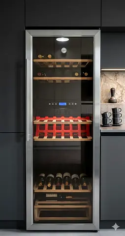 Hoover Dual-Zone Wine  Beverage Cooler – 72 Bottle Capacity, Excellent Condition