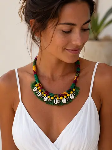 Colorful Beaded Necklace