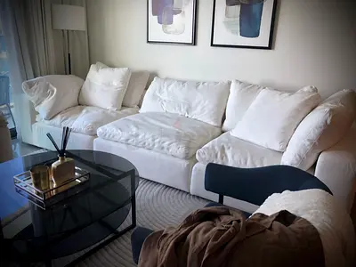 White color marina home modular sofa