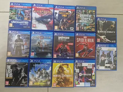 Bundle of 16 PS4 Games - Popular Titles Including Uncharted, $% of War, Spider-Man, Horizon  Mo