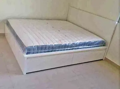 Ikea malam bed with ikea mattress Queen size 160x200cm bed