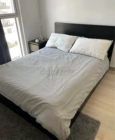 IKEA MAlm Queen size bed frame with mattress - perfect condition