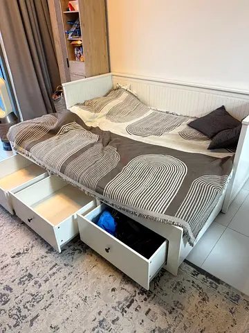 Ikea Day bed with two mattress available in perfect condition