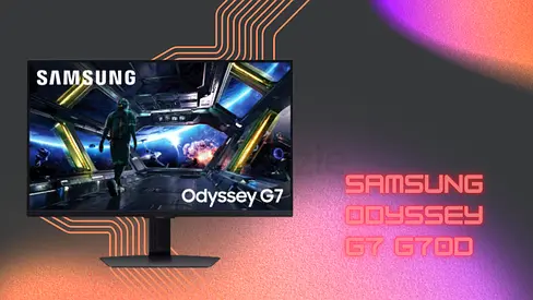 Samsung 27 Inch Odyssey G7 G70D UHD 144Hz Gaming Monitor LS27DG702EEXXY