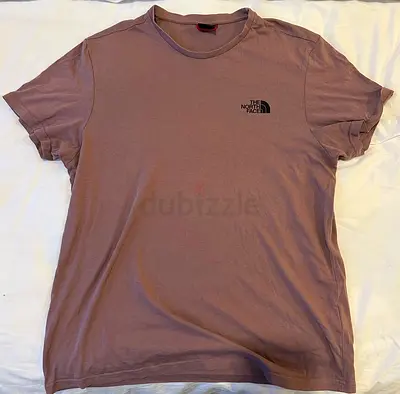 The North Face mens mauve short sleeve t-shirt - size medium
