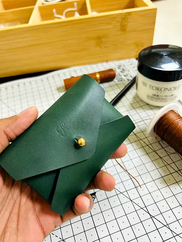 Handmade Stitchless Leather Wallet