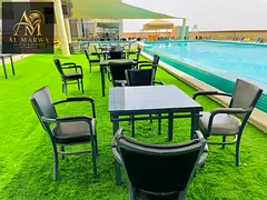 AC Free Luxury 1 BR With One Car Parking Gym Pool kids Area Free