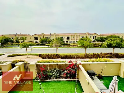2BR+M Single Row Unfurnished Villa on Pool & Park