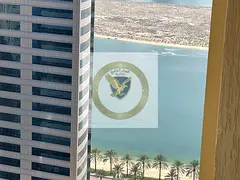Three bedroom and hall in Al Khan for annual rent free parking sea view balcony all master rooms bui
