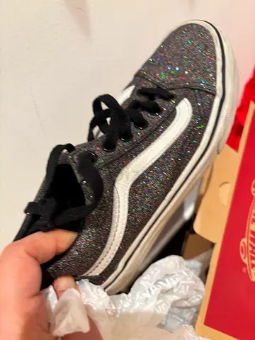 Authentic Vans glitter pattern