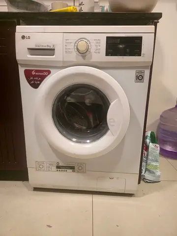 Front Load Washer, 8 Kg, 6 Motion Direct Drive, Steam Technology, Smart Diagnosis