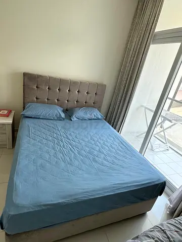 Queen-Size Bed with Mattress – Excellent Condition | Purchased from Emirates.