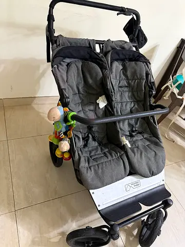 Twin stroller in excellent condition  Mountain buggy