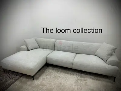 Excellent condition the loom collection lshape sofa