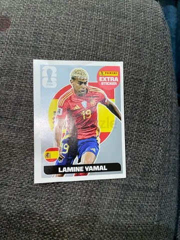 Panini World Cup sticker - Lamine Yamal extra sticker silver PRICE NEGOTIABLE AND NO DELIVERY