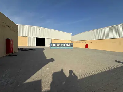 Warehouse with Yard for Rent – Al Sajaah Industrial Area