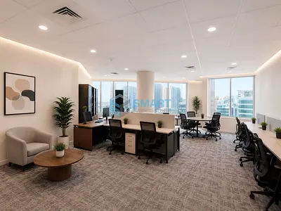 Premium Furnished Office | 700 Sqft | TECOM Barsha Heights | Prestigious Business Address