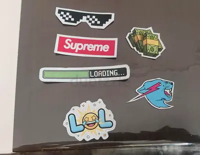 Assorted Stickers (Supreme, LOL, Loading Bar  More) - NEW 2 FOR 1AED ...DM Me For Good Price