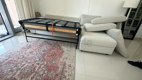 Ikea vimle L shape sofa bed Beige Excellent Condition