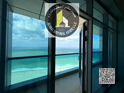 3 Bedroom sea view apartment empty flat for rent Gym, pool, AC,free