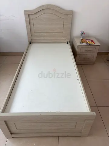 Twin Single Bed Frames with Matching Nightstand