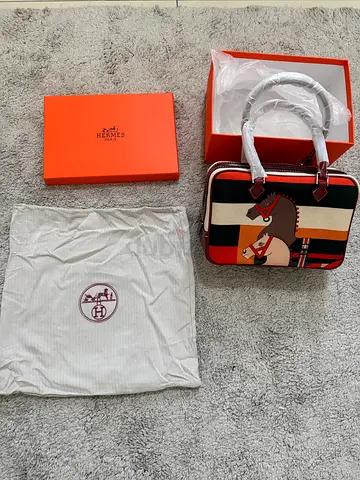 designer-style womens handbag with box and dustbag