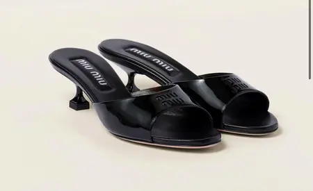 Miumiu Patent Leather Sandals
