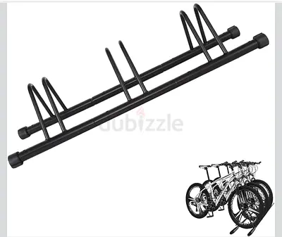 Floor Bicycle Rack - 3 Bike Stand, Organizer