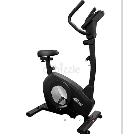 Marshal Fitness Upright Exercise Bike With 10-Level Magnetic Resistance- Brand New