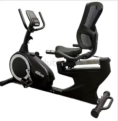 Marshal Fitness Recumbent Exercise Bike with 8-Level Magnetic Resistance - Brand New