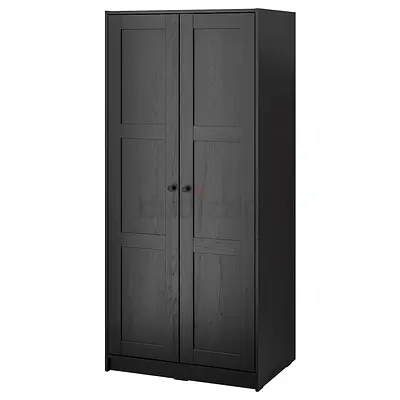 IKEA PAX / BERGSBO Wardrobe combination, dark grey, 150x60x201 cm