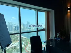 With a full sea view in Business Tower – Sharjah