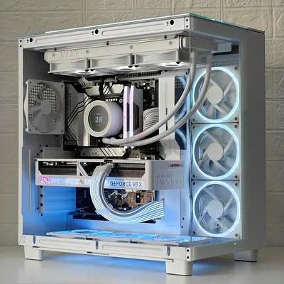 RTX 5080 | Intel i9-14900K | All White Gaming PC Rendering PC Editing PC AI PC