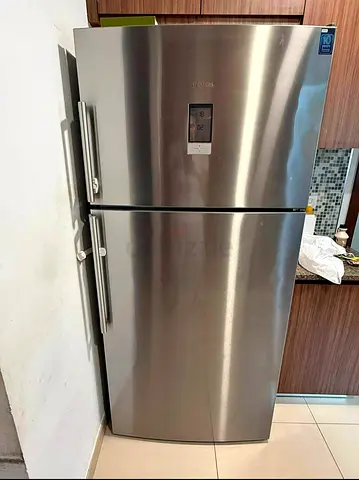 Free delivery Siemens Stainless Steel Top Freezer Refrigerator - Good Condition