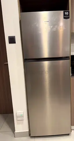 Hisense 418L Double Door Refrigerator – No Frost – Silver (RT418N4ASU)