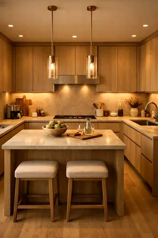 Modern design kitchen island