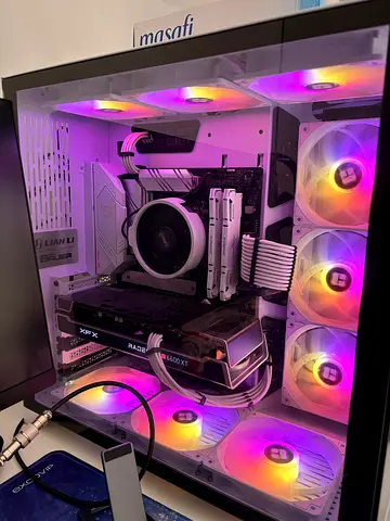 White Gaming PC - RGB  RX 6600XT (Bundle Only)