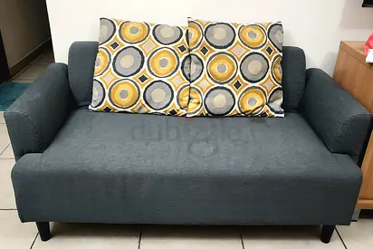 2 seater IKEA sofa with cushions