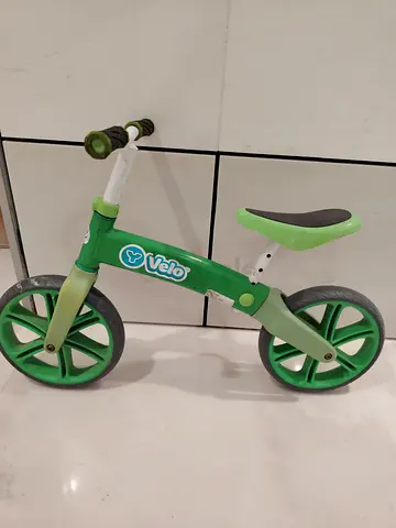 Green Velo Balance Bike for Toddlers - Lightweight, Good Condition