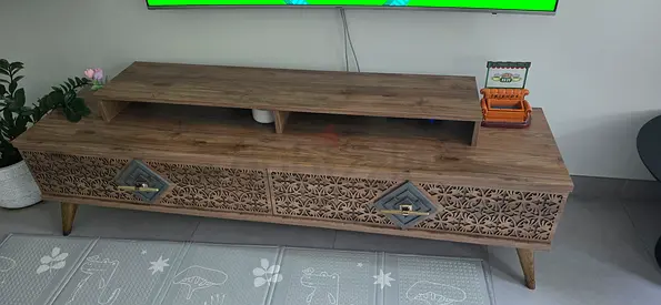 Beautiful Custom TV Unit Set – Excellent Condition