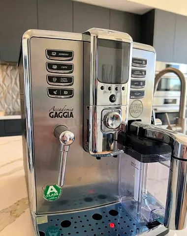 Gaggia Accademia Super Automatic Espresso Machine – Premium Stainless Steel Bean-to-Cup Coffee Syste