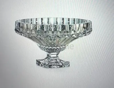 Crystal Cut Glass Fruit Bowl / Centerpiece