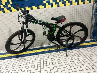 Land Rover branded bike  good condition foldable