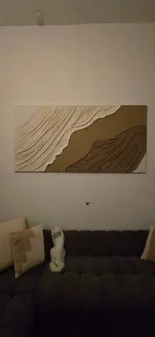Beautiful handmade textured canvas