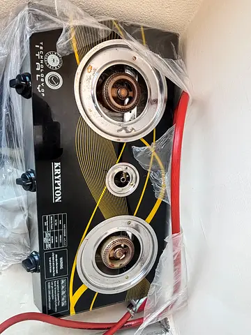 Krypton 3-Burner Gas Hob (Used, Working) with Hose